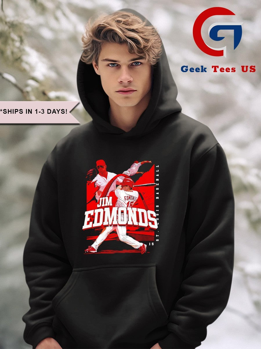 Jim Edmonds player St. Louis Cardinals baseball player name shirt Unisex , , , Long Sleeve Tee