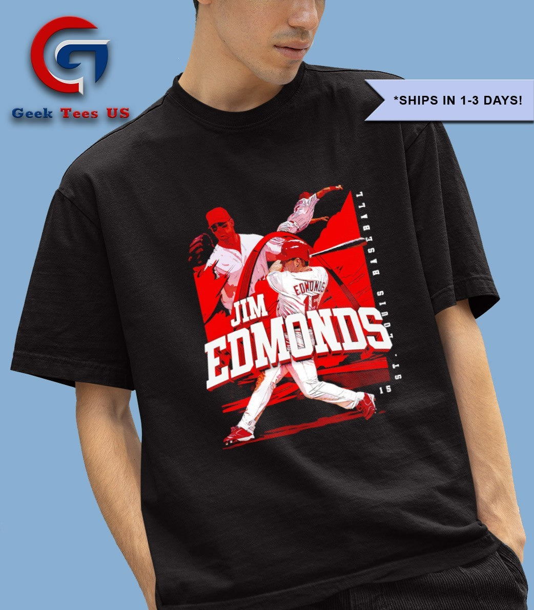 Jim Edmonds player St. Louis Cardinals baseball player name shirt Unisex , , , Long Sleeve Tee