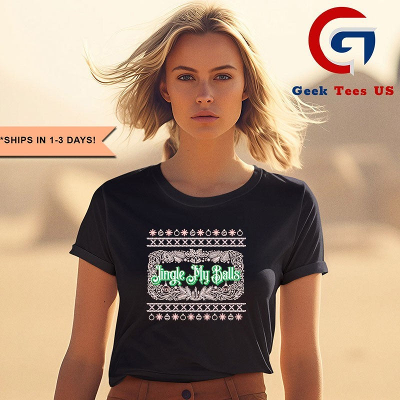 Jingle My Balls Christmas shirt Unisex , , , Long Sleeve Tee