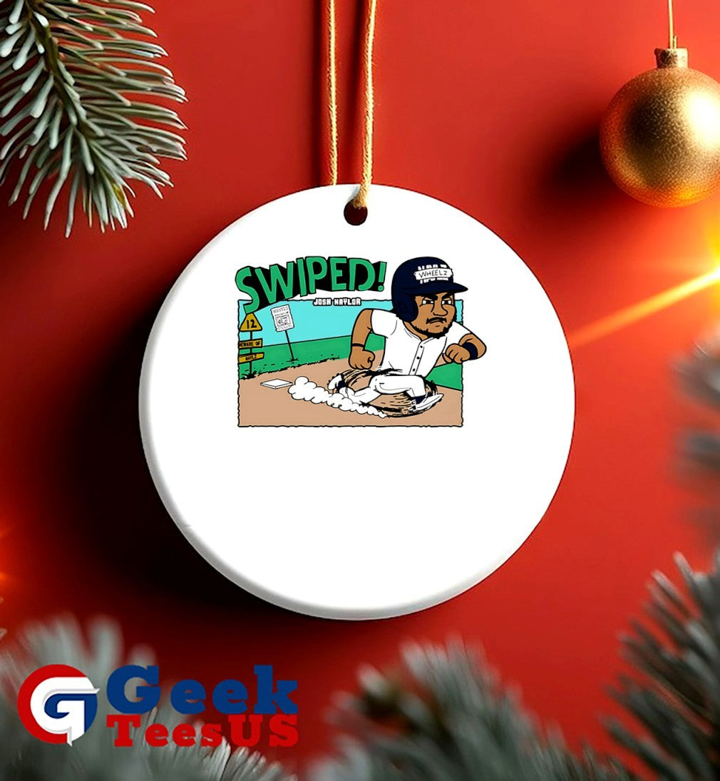 Josh Naylor Swiped Seattle Mariners MLB cartoon shirt Unisex , , , Long Sleeve Tee