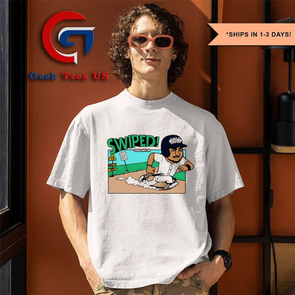 Josh Naylor Swiped Seattle Mariners MLB cartoon shirt Unisex , , , Long Sleeve Tee