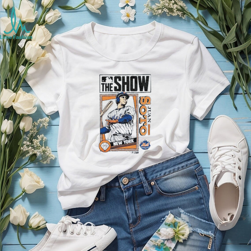 Juan Soto New York Mets “The Show” Diamond Baseball Graphic T Shirt