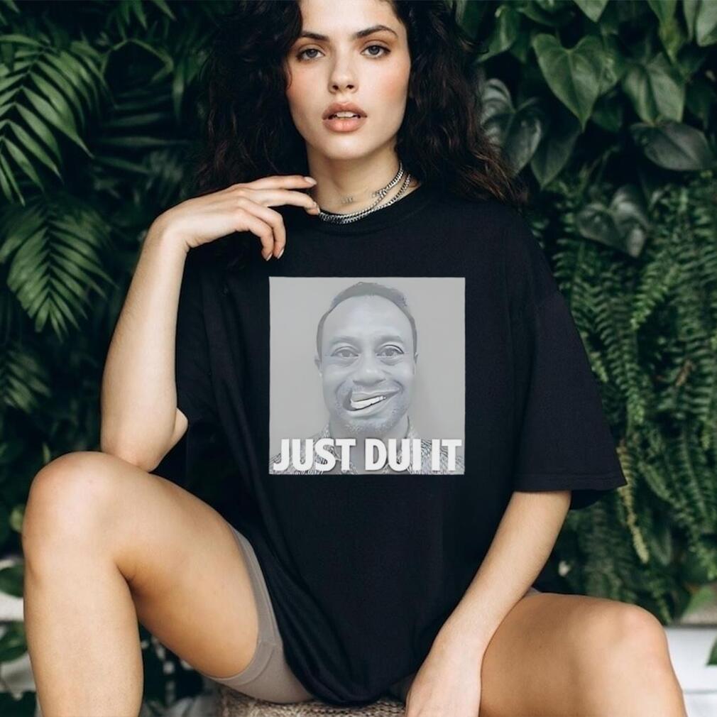 Just DUI It Funny Parody Mugshot Graphic T Shirt
