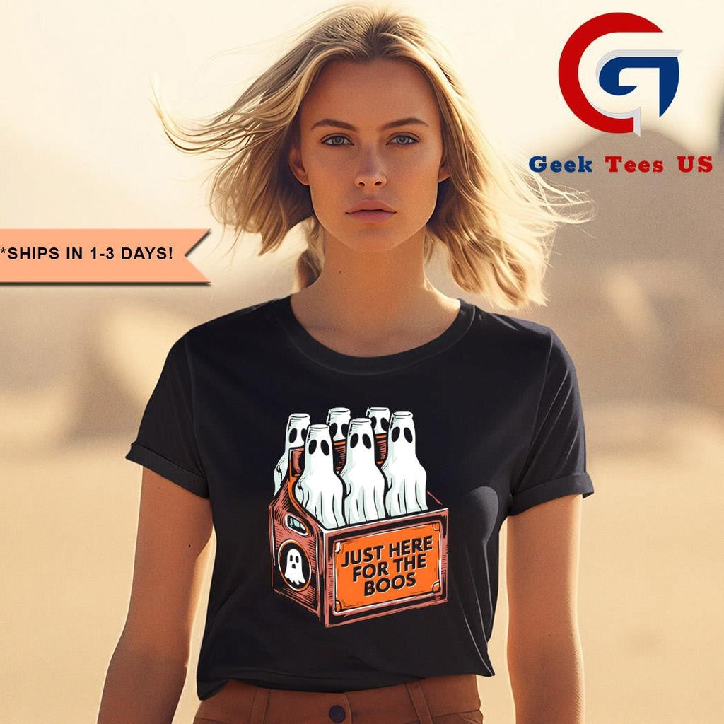 Just here for the boos ghosts Halloween shirt Unisex , , , Long Sleeve Tee