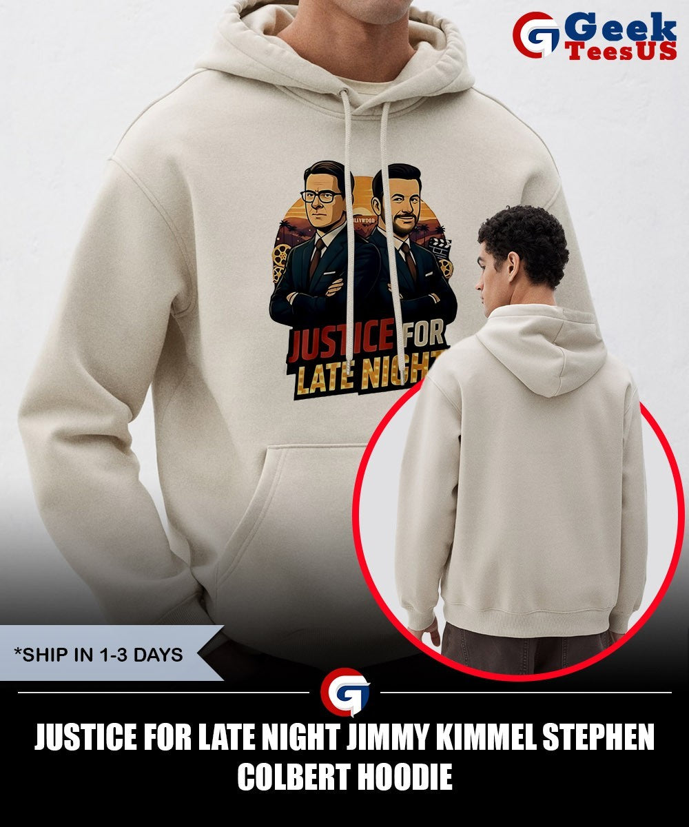 Justice for Late Night Jimmy Kimmel Stephen Colbert shirt Unisex , , , Long Sleeve Tee