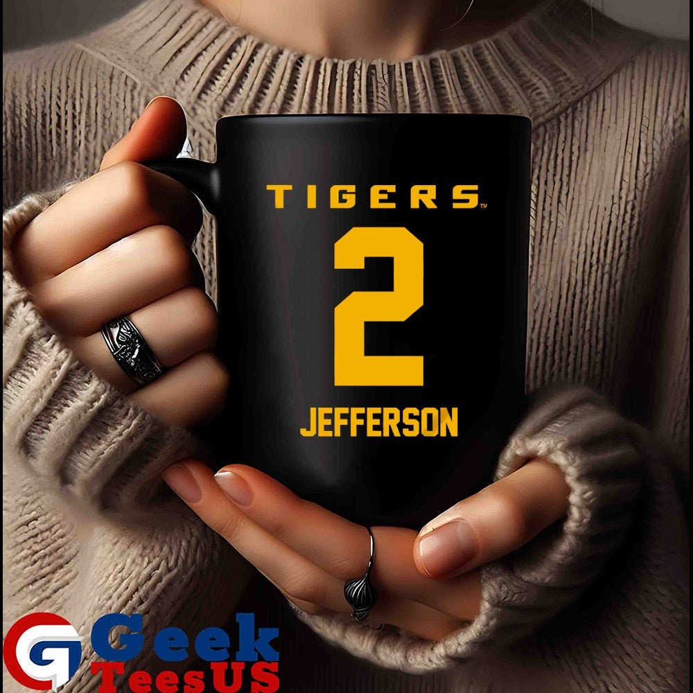 Justin Jefferson 2 LSU Football shirt Unisex , , , Long Sleeve Tee