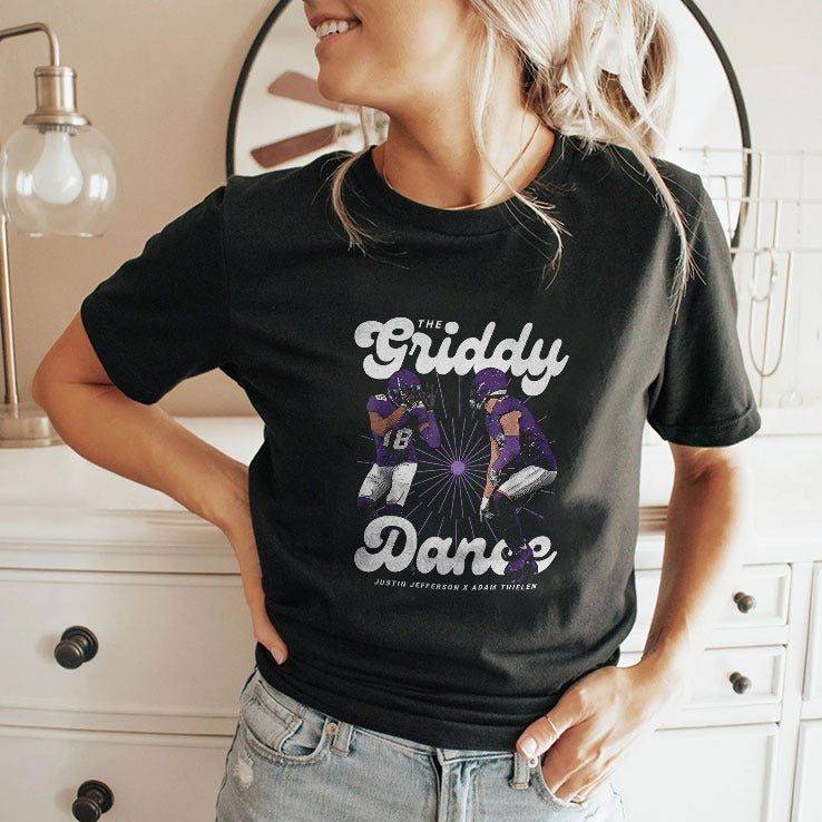 Justin Jefferson x Adam Thielen Griddy Dance Shirt