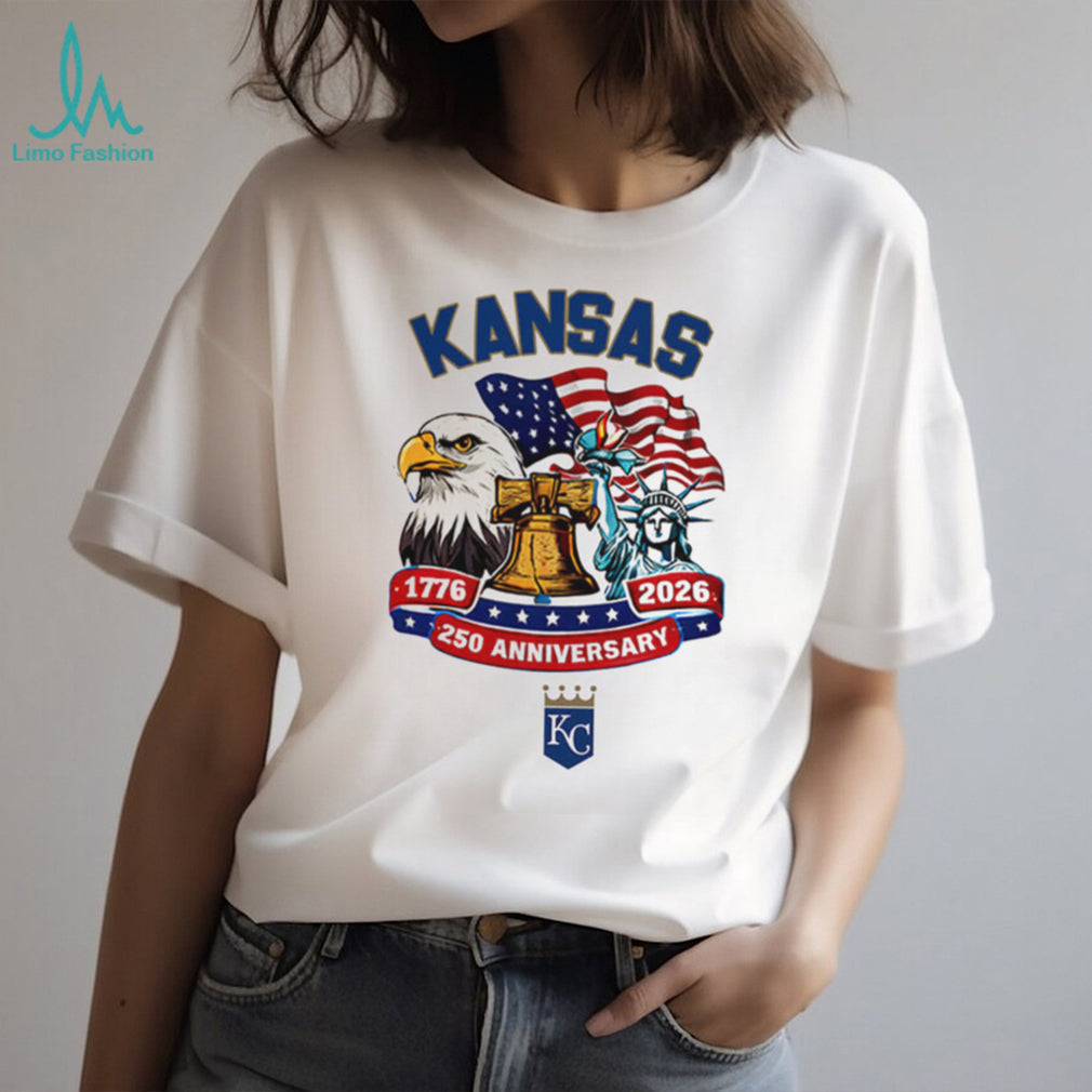 Kansas City Royals 250th Anniversary 1776 2026 Patriotic Baseball Jersey T Shirt