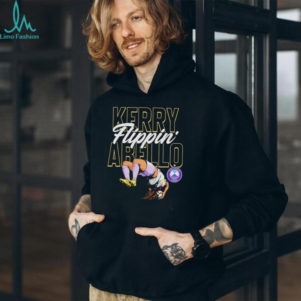 Kerry Flippin Abello Orlando Pride Soccer Star Action Graphic T Shirt