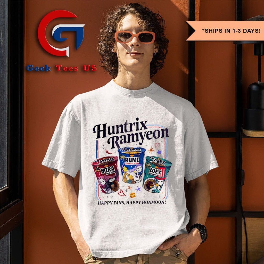 Kpop Demon Hunter Huntrix Ramyeon shirt Unisex , , , Long Sleeve Tee