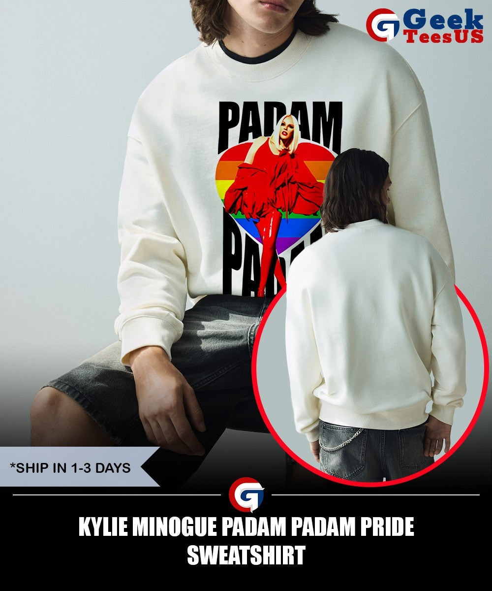 Kylie Minogue Padam Padam Pride shirt Unisex , , , Long Sleeve Tee