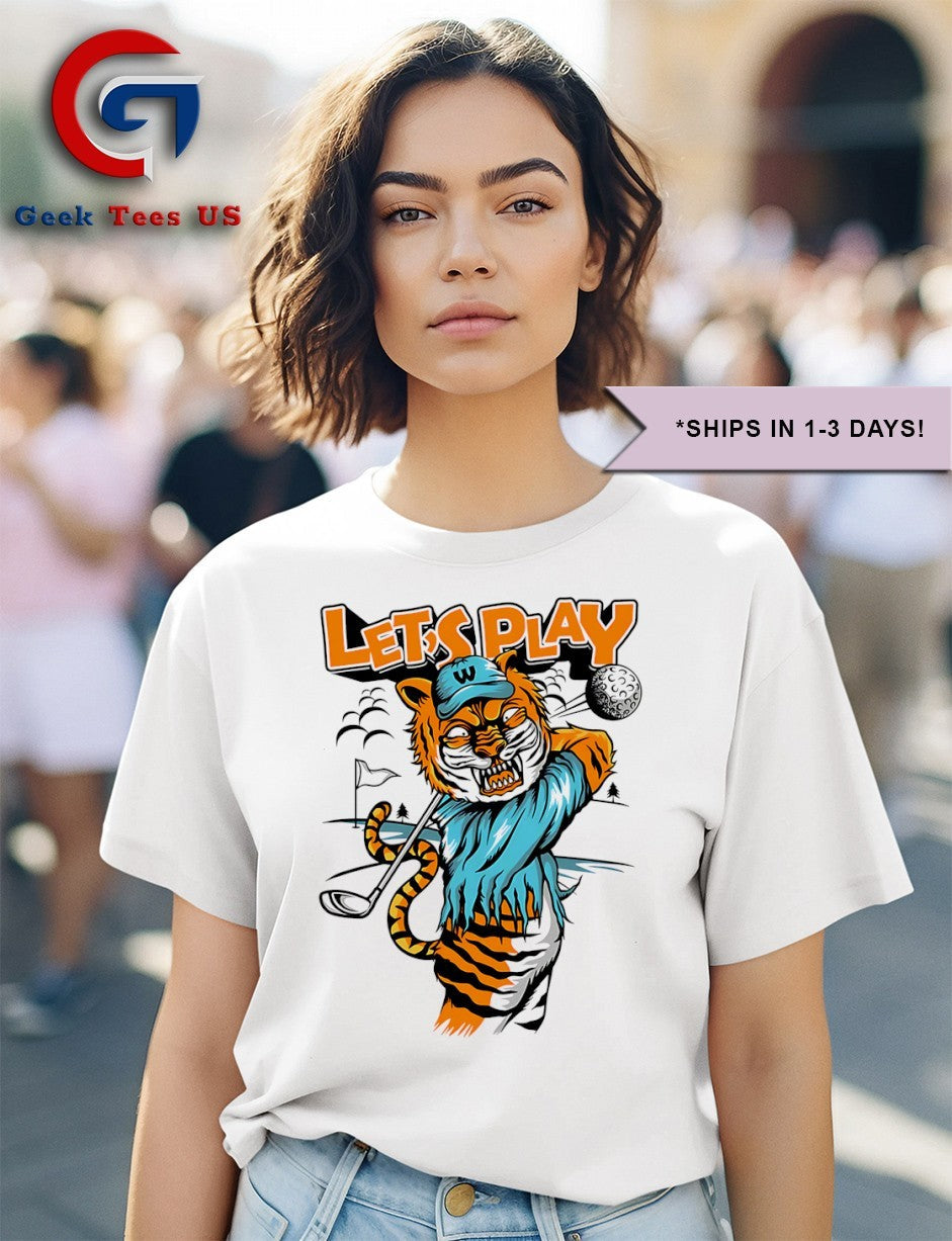 Let’s play Golf Tiger shirt Unisex , , , Long Sleeve Tee
