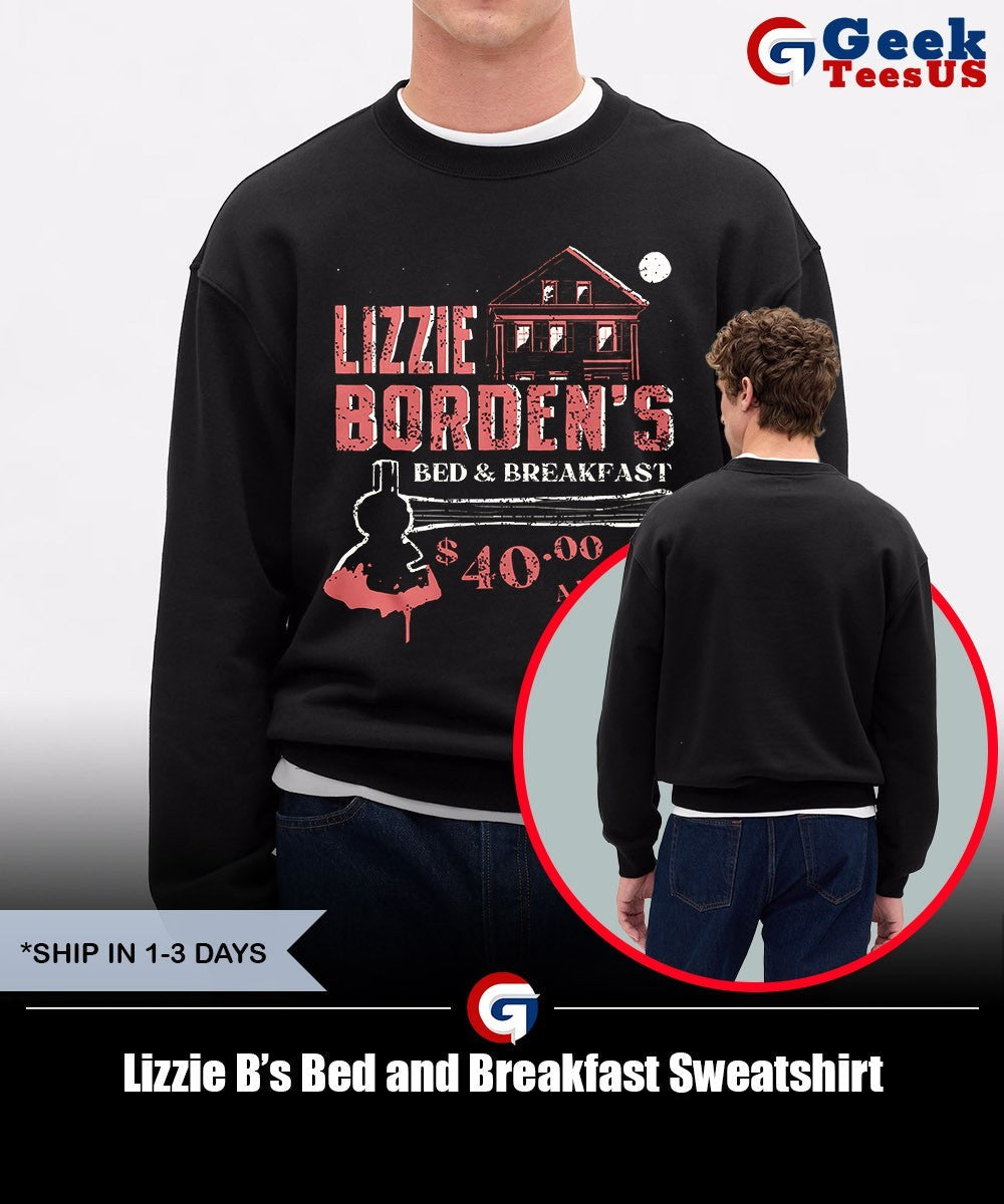 Lizzie B’s Bed and Breakfast shirt Unisex , , , Long Sleeve Tee