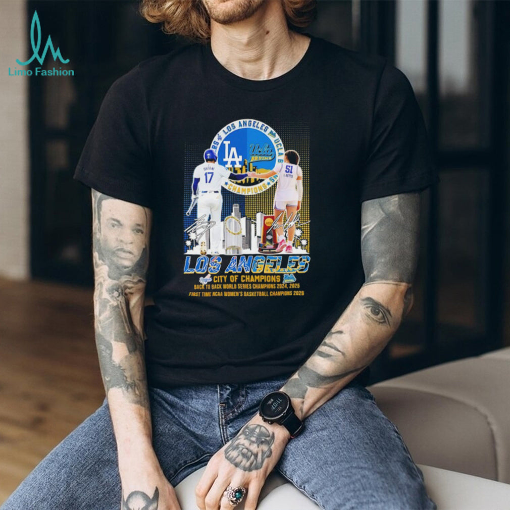 Los Angeles City of Champions Dodgers & UCLA Bruins 2026 T Shirt