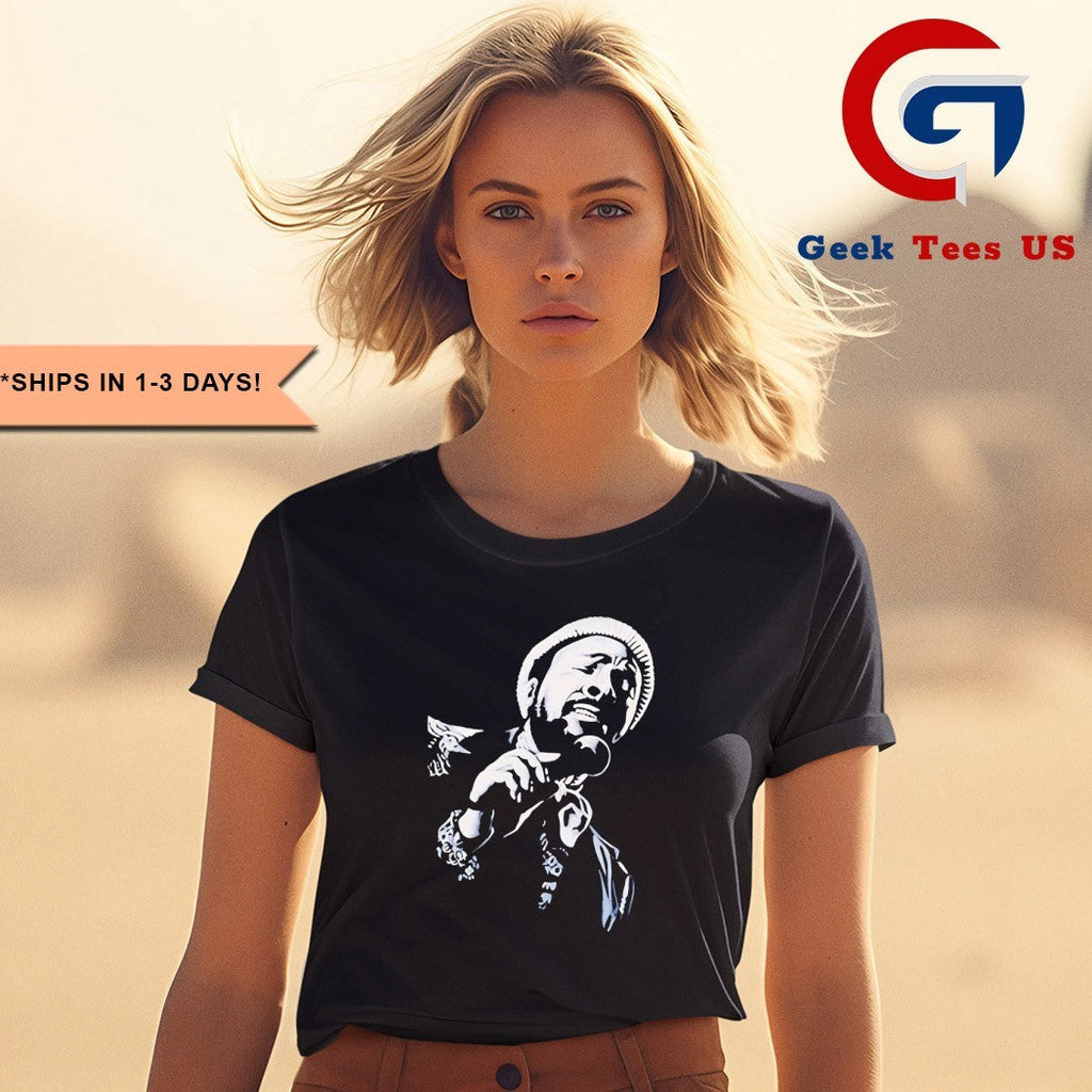 Marvin Gaye Rap portrait shirt Unisex , , , Long Sleeve Tee
