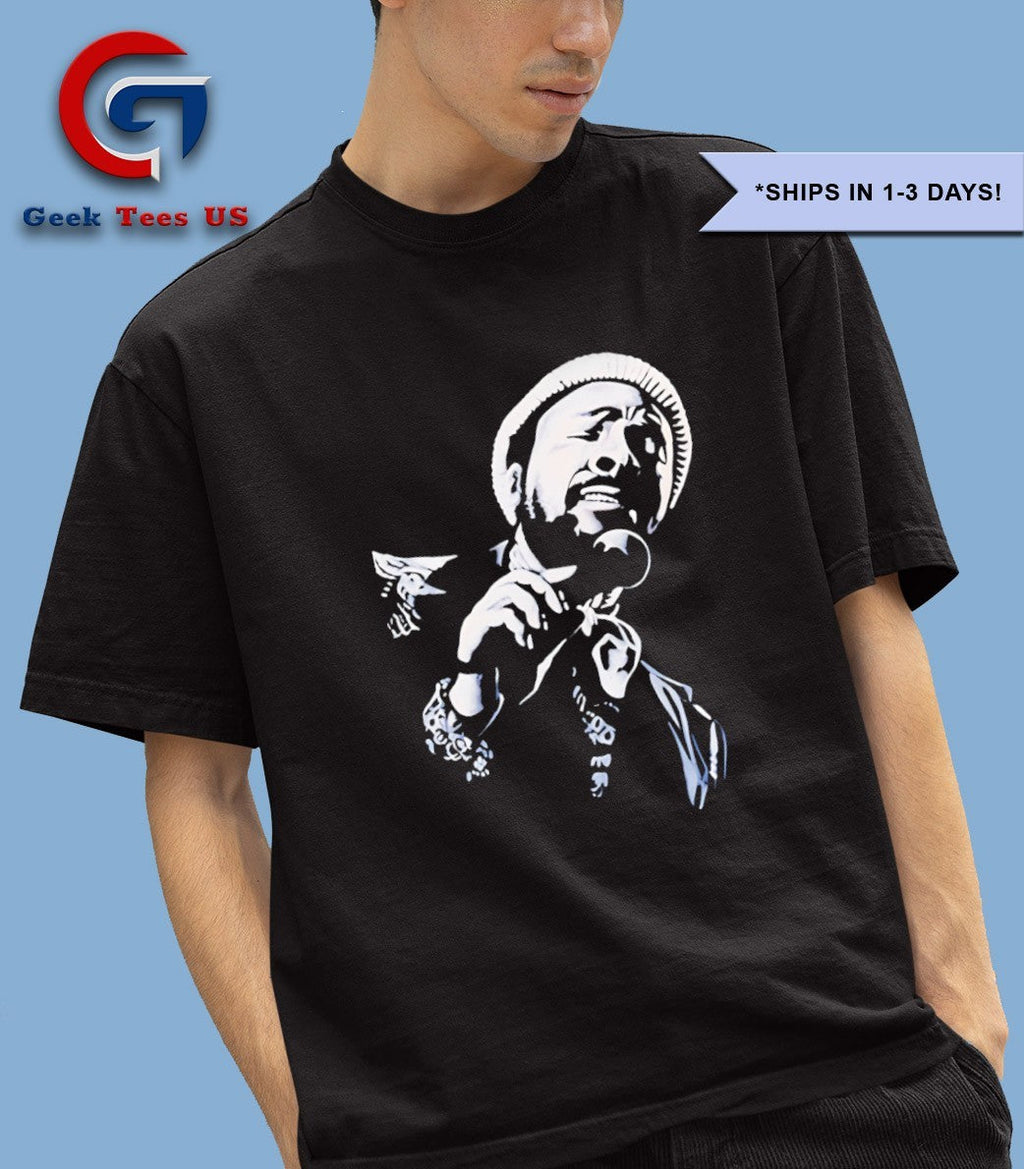 Marvin Gaye Rap portrait shirt Unisex , , , Long Sleeve Tee