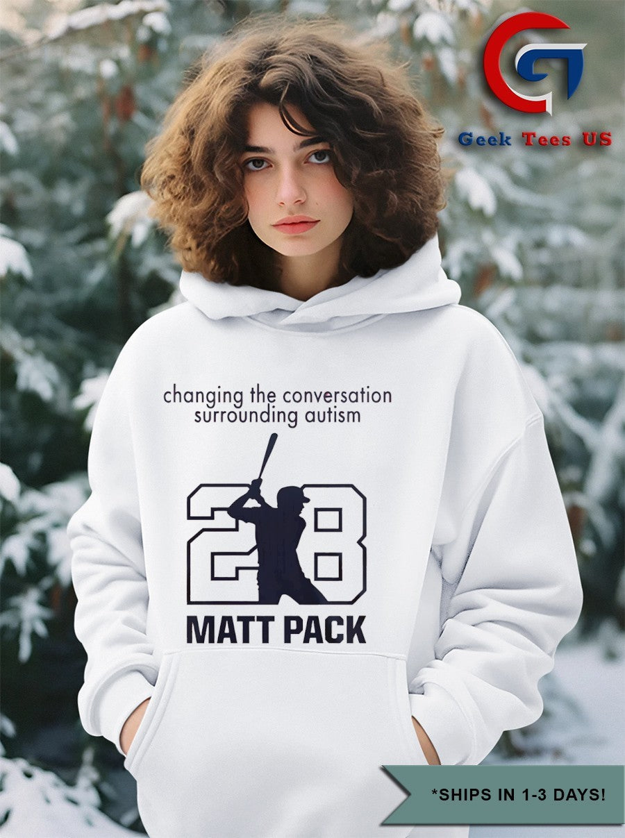 Matt Pack Braves Autism Awareness Day 2025 shirt Unisex , , , Long Sleeve Tee