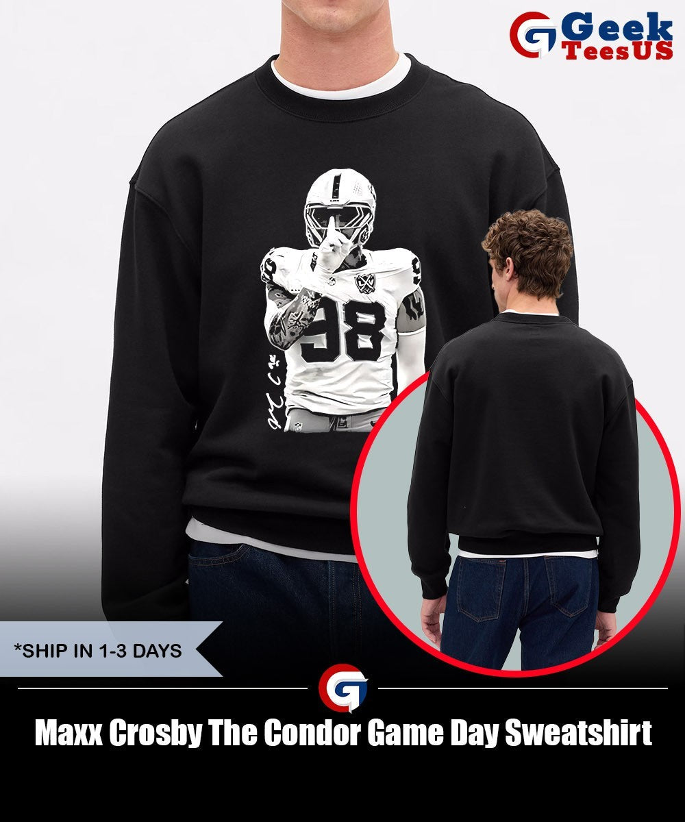 Maxx Crosby The Condor Game Day shirt Unisex , , , Long Sleeve Tee