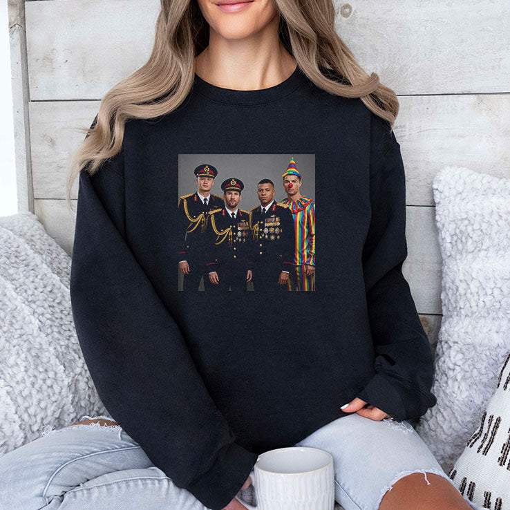 Mbappe Haaland Messi Ronaldo Dictator Meme T Shirt