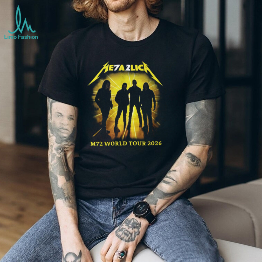 Metallica M72 World Tour 2026 Silhouette Lighting Effect T Shirt