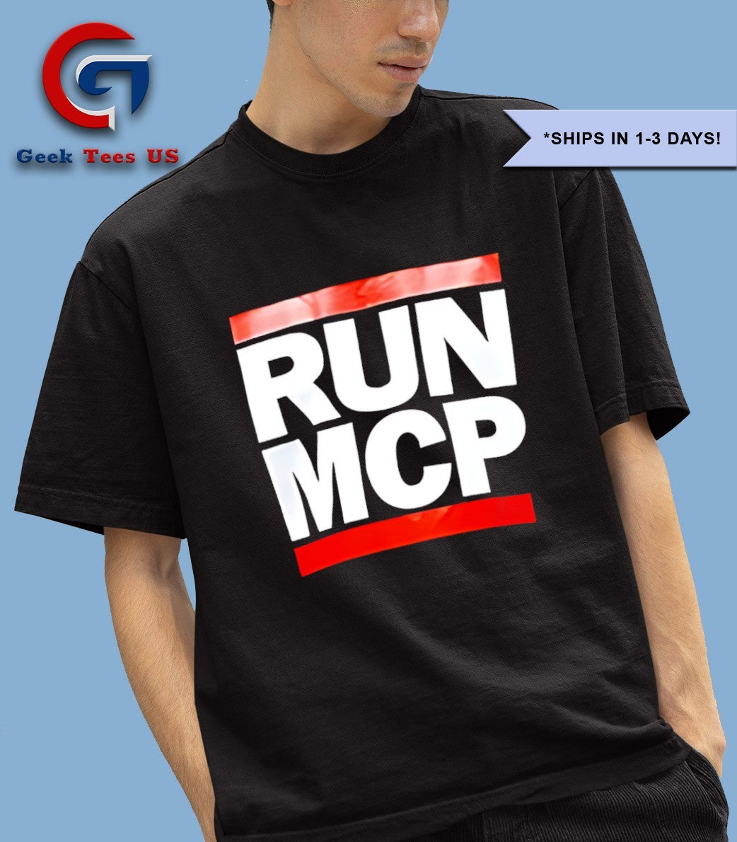 Michael Grinich wearing Run MCP shirt Unisex , , , Long Sleeve Tee