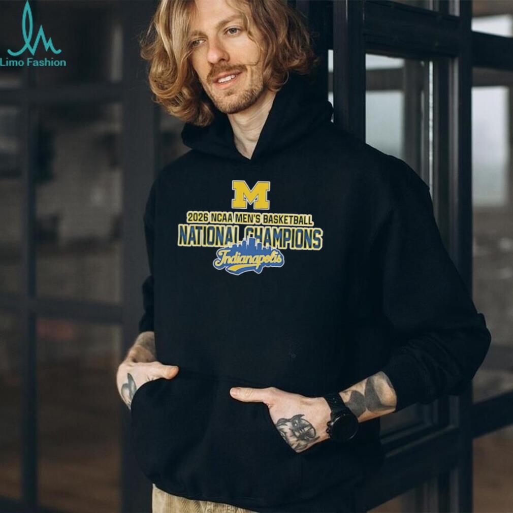 Michigan Wolverines 2026 NCAA Men’s Basketball National Champions Indianapolis T Shirt