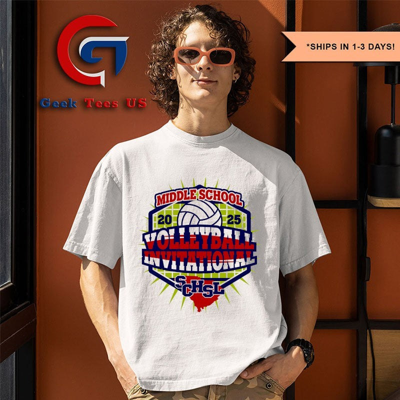 Middle School Volleyball Invitational SCHSL 2025 shirt Unisex , , , Long Sleeve Tee