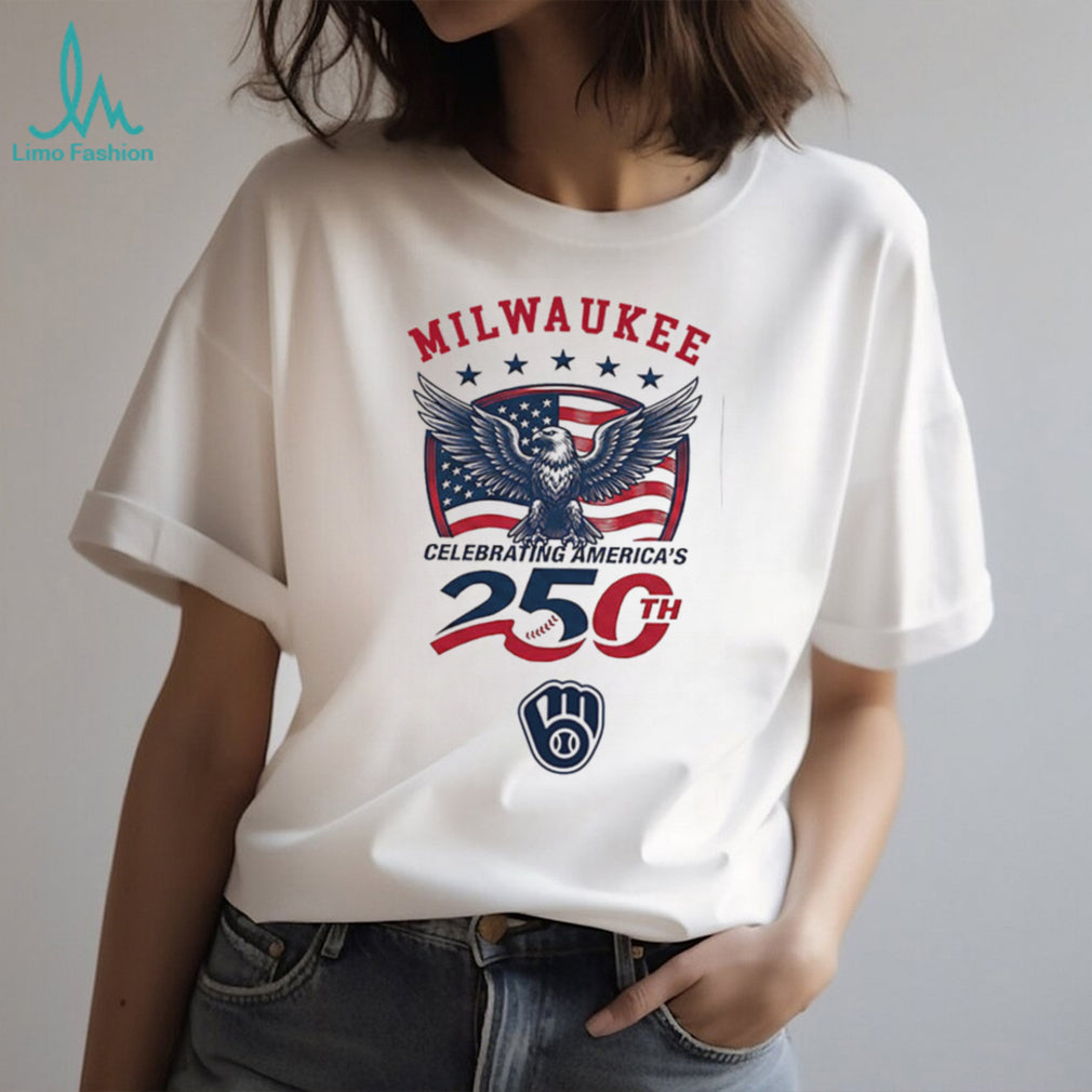 Milwaukee Brewers Celebrating America’s 250th Anniversary Custom Baseball Jersey T Shirt