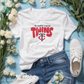 Minnesota Twins TC Logo Vintage Style Oatmeal Heather T shirt