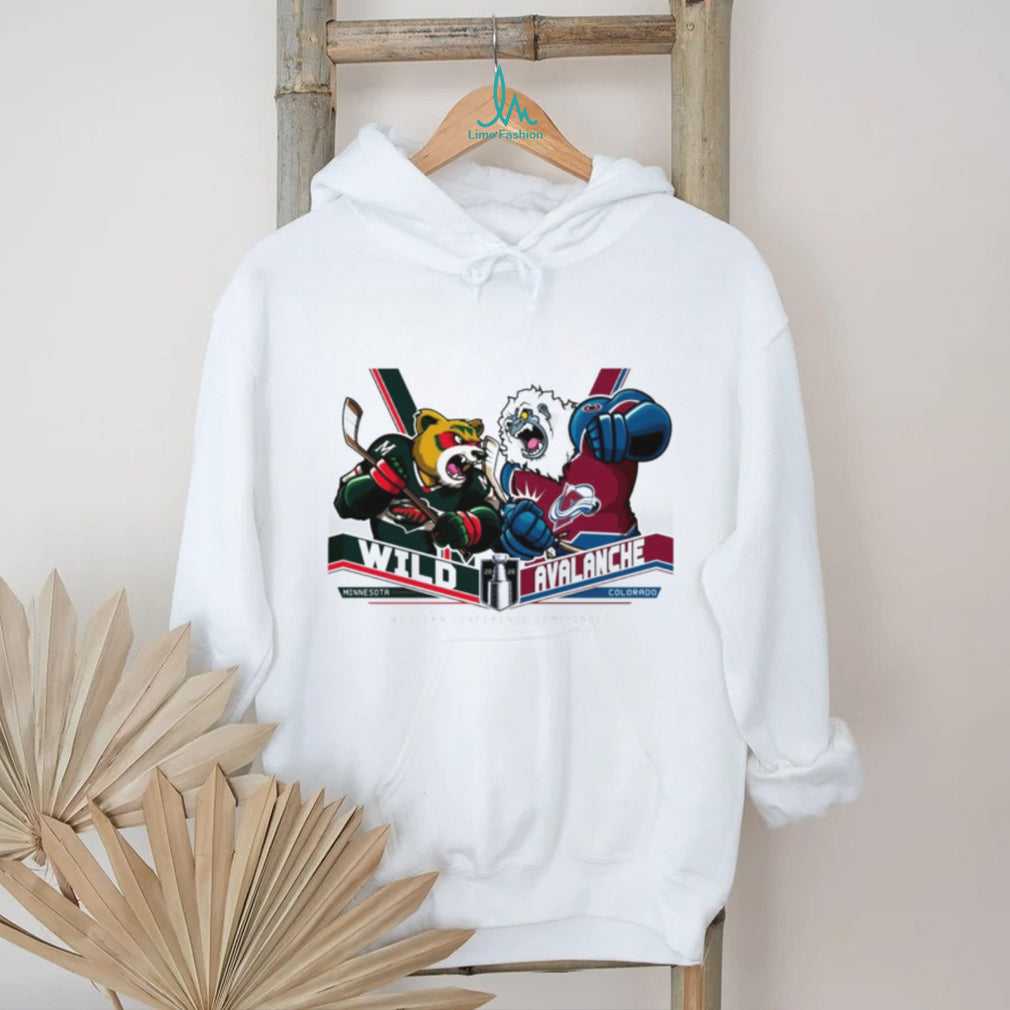 Minnesota Wild vs Colorado Avalanche Western Conference Semifinals 2026 Retro Vintage Men Women Fans T Shirt