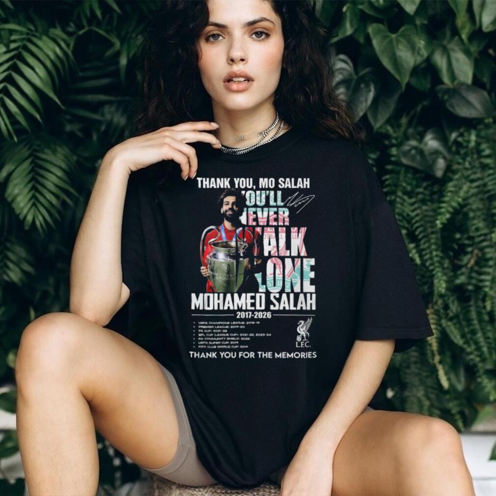 Mo Salah You’ll Never Walk Alone Liverpool Legend Memories T Shirt