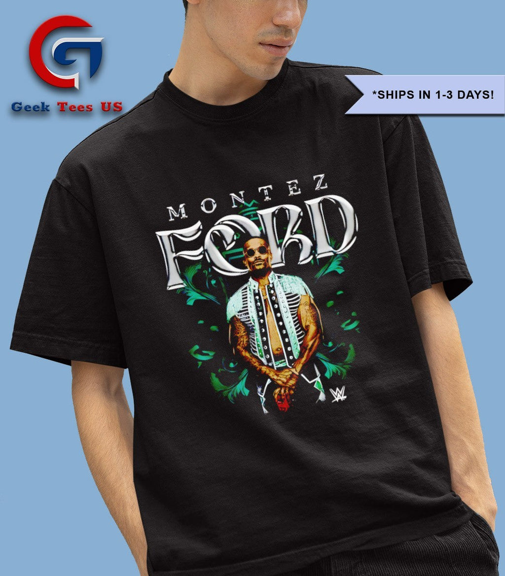 Montez Ford wrestler Bitmap shirt Unisex , , , Long Sleeve Tee