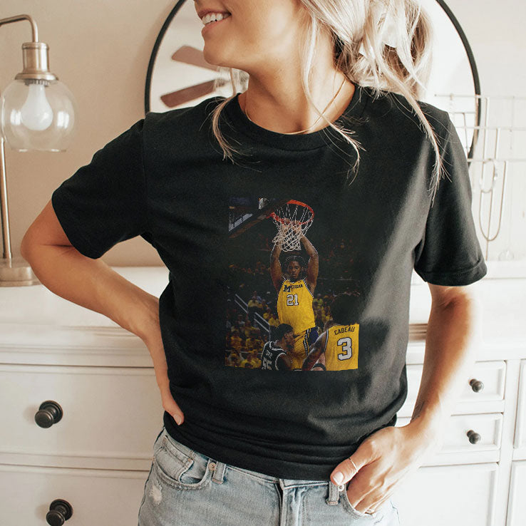 Morez Johnson Dunk Basketball T Shirt