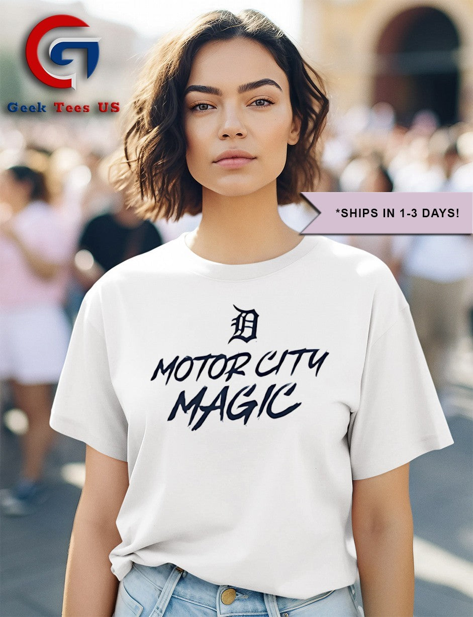 Motor City Magic 2025 Detroit Tigers MLB shirt Unisex , , , Long Sleeve Tee