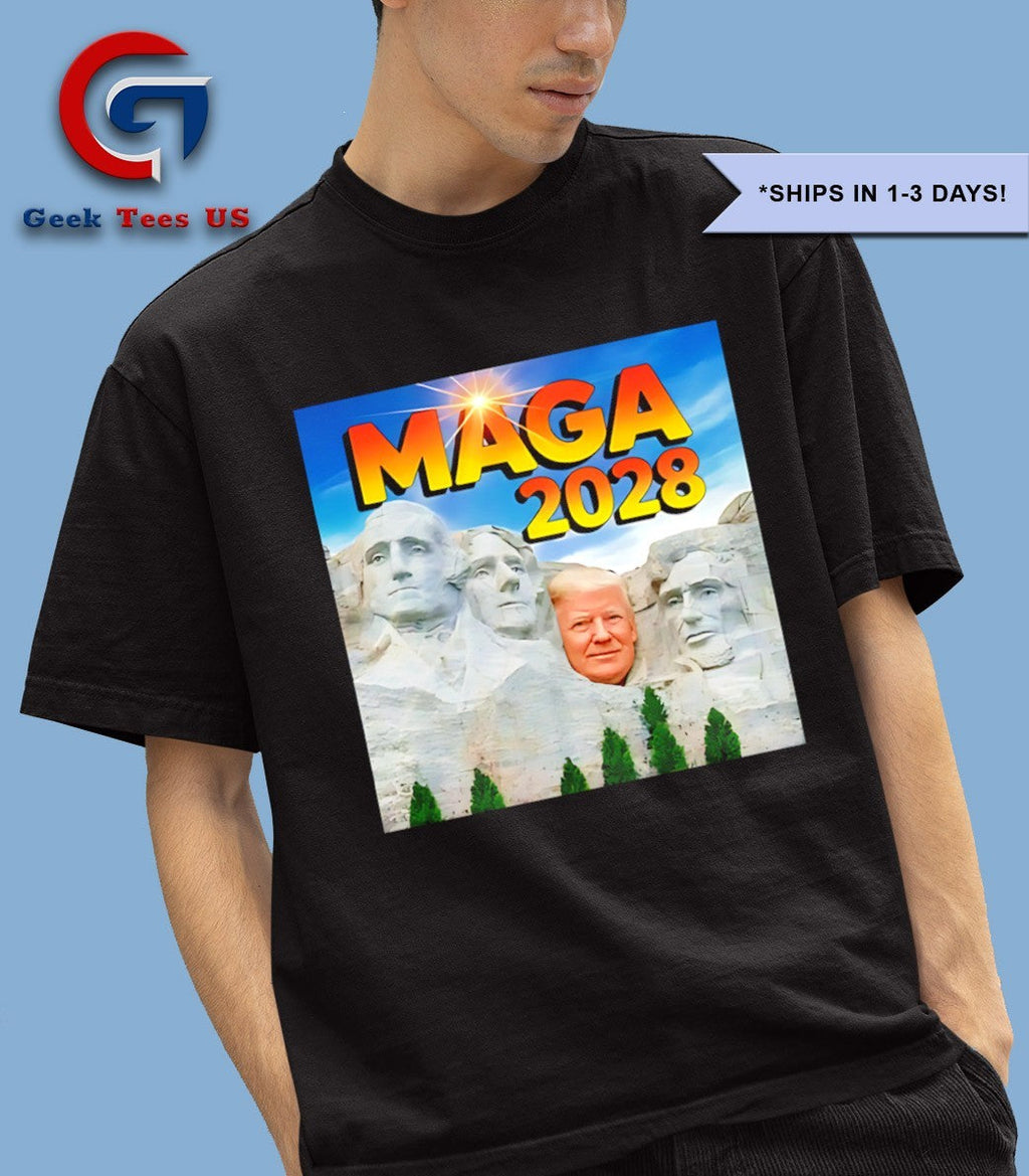 Mount Rushmore Trump MAGA 2028 shirt Unisex , , , Long Sleeve Tee
