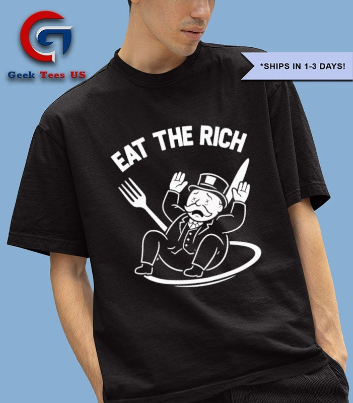 Mr. Monopoly eat the rich shirt Unisex , , , Long Sleeve Tee