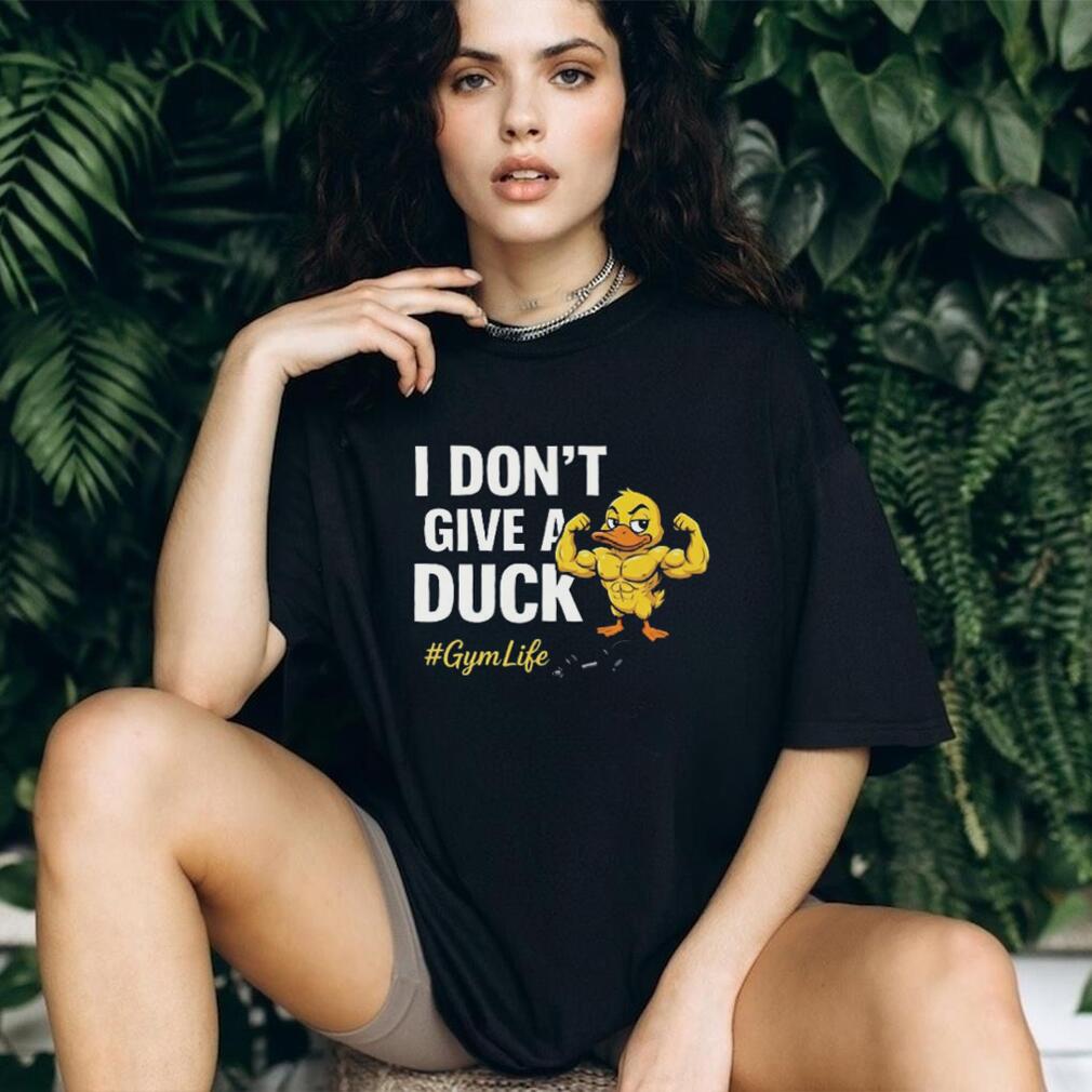Muscle Duck “I Don’t Give A Duck” #GymLife Funny Fitness T Shirt