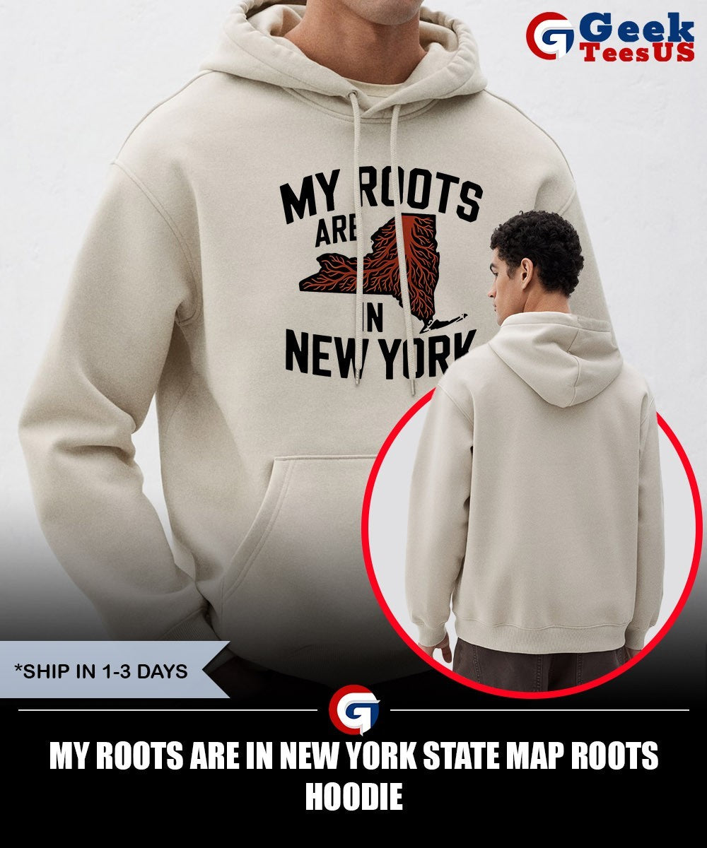 My Roots Are in New York State Map Roots shirt Unisex , , , Long Sleeve Tee