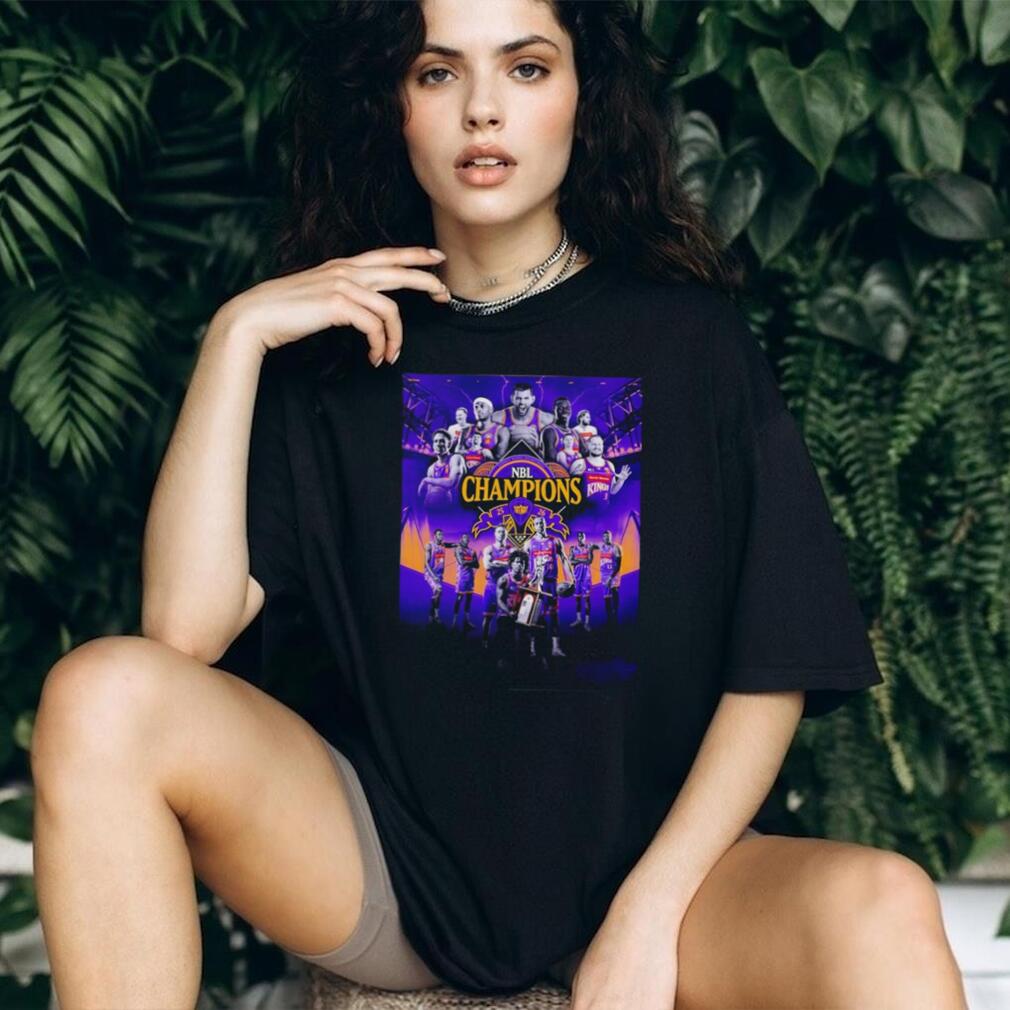 NBL Champions 2025 26 Sydney Kings Basketball Team Poster Graphic T Shirt