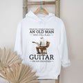 Never Underestimate An Old Man Who Still Plays Guitar In His Eighties Musician Shirt