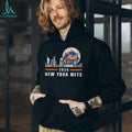 New York Mets 2026 Roster Skyline Word Art Baseball T Shirt