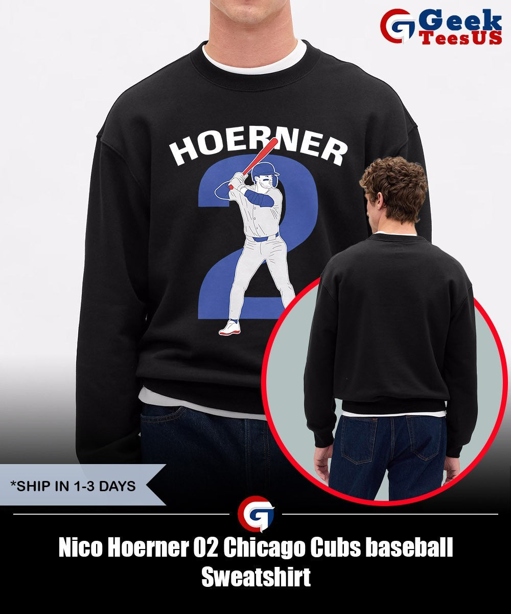 Nico Hoerner 02 Chicago Cubs baseball shirt Unisex , , , Long Sleeve Tee