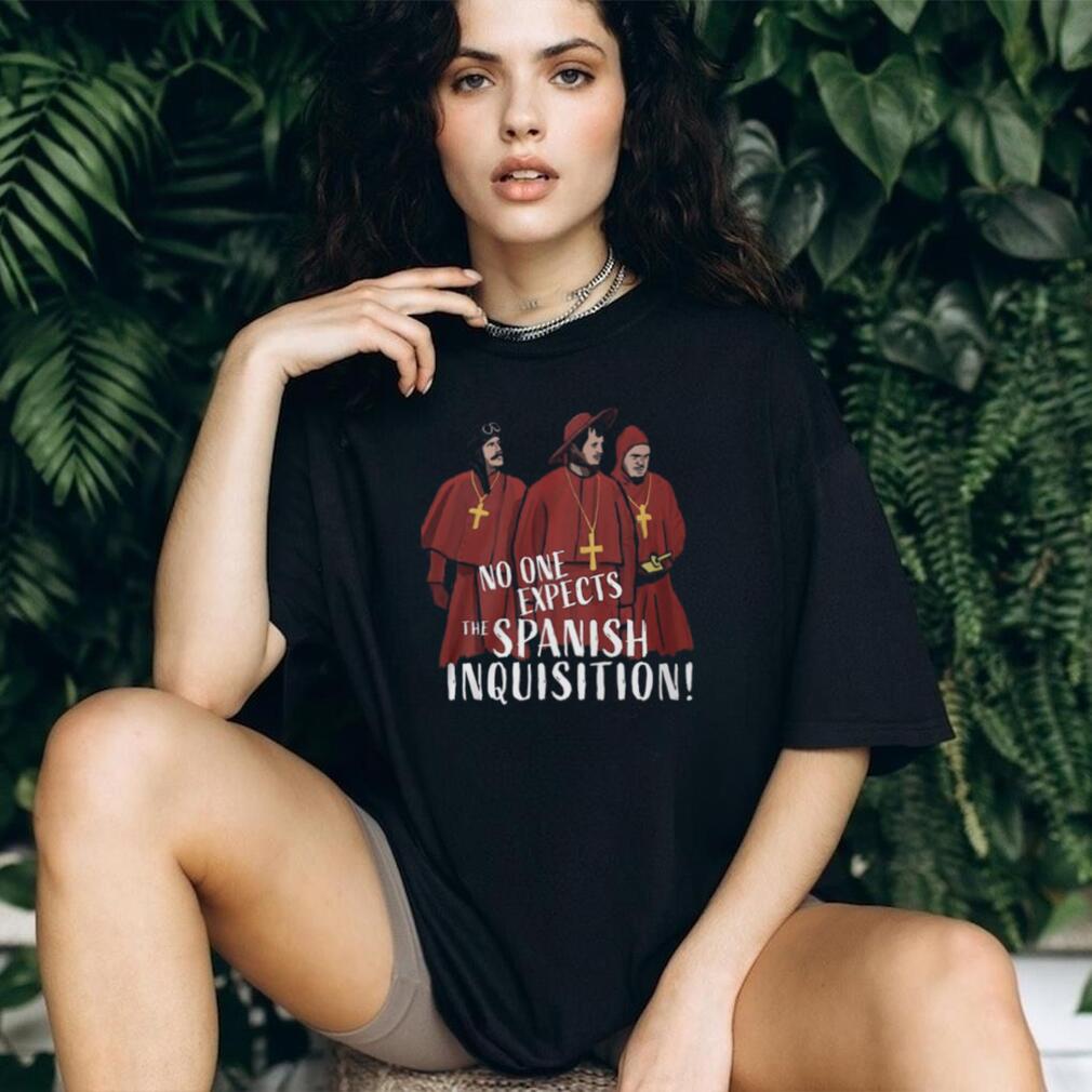 Nobody Expects The Spanish Inquisition T Shirt Classic Monty Python Art