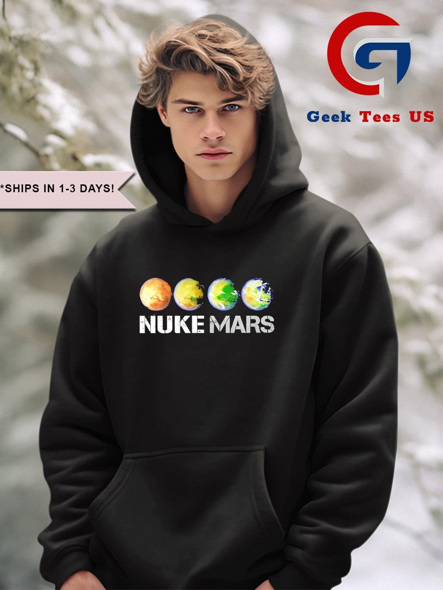 Nuke Mars shirt Unisex , , , Long Sleeve Tee