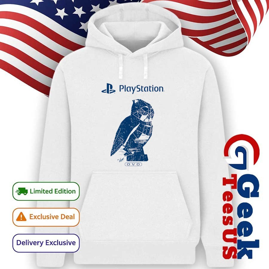 OVO PlayStation logo shirt Unisex , , , Long Sleeve Tee