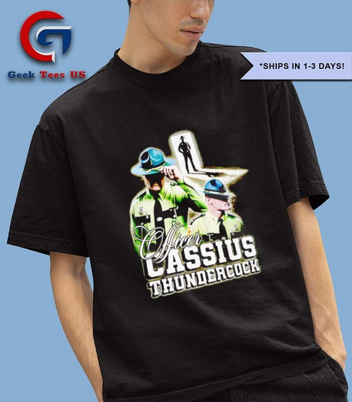 Officer Cassius Thundercock shirt Unisex , , , Long Sleeve Tee