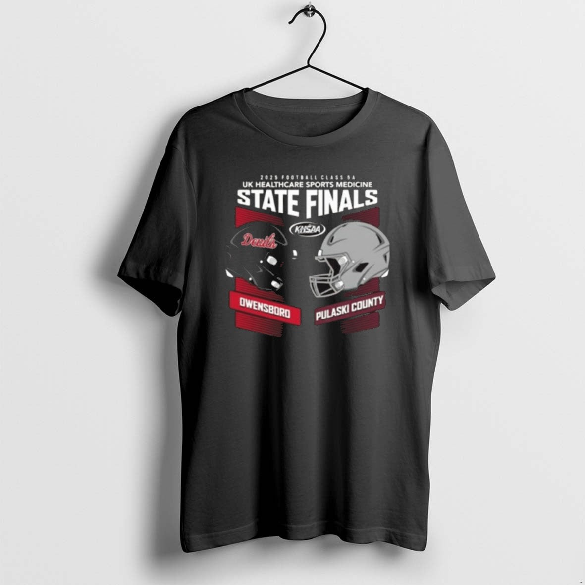 Official 2025 Football Class 5a Khsaa Uk Healthcare Sports Medicine State Finals Owensboro Vs Pulaski T-Shirts