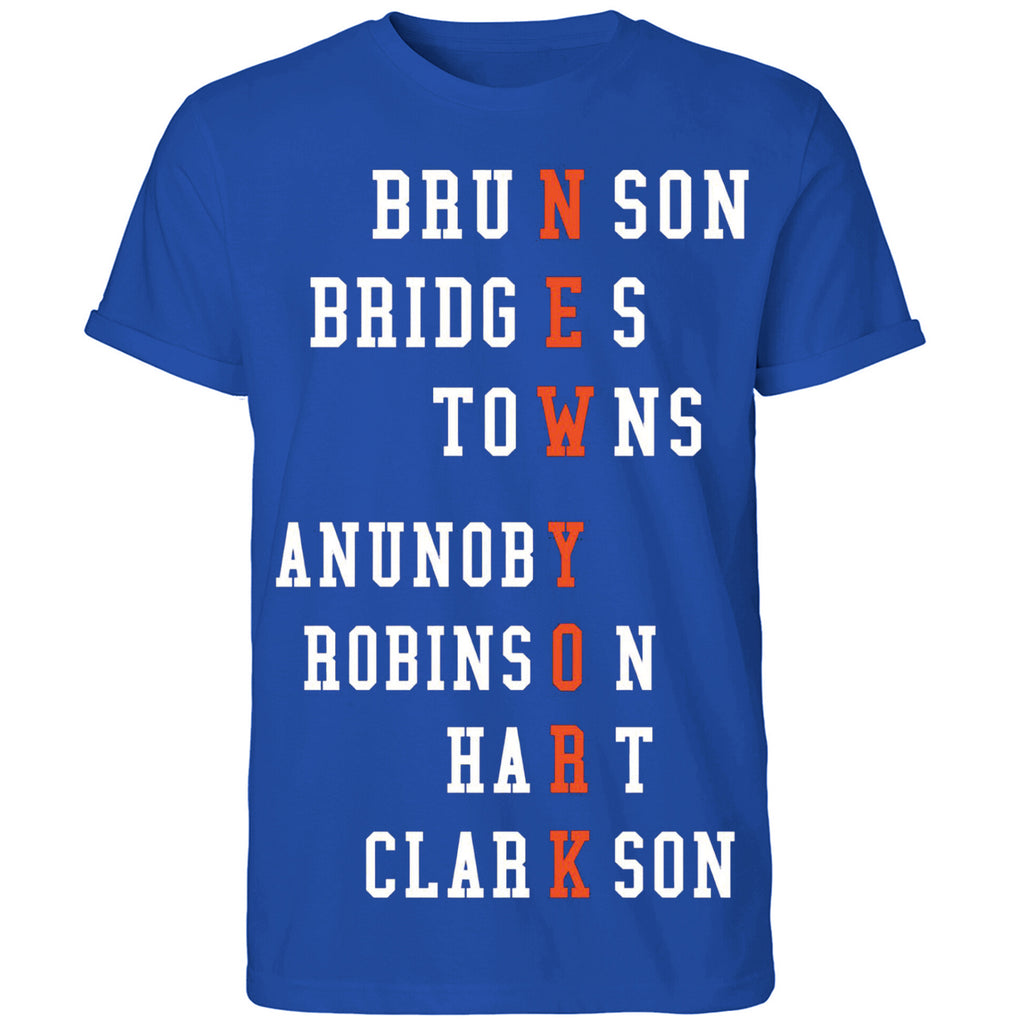 Brunson Bridges Towns Anunoby Robinson Hart Clark Son Shirt
