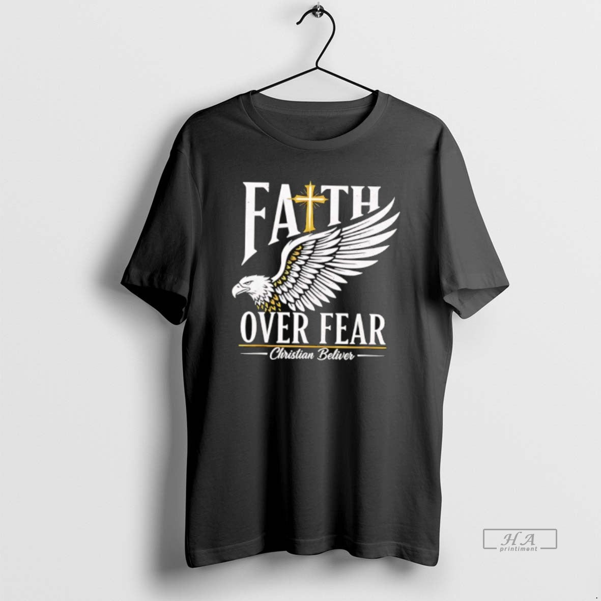 Official Faith Over Fear Christian Believer Inspirational T-Shirts