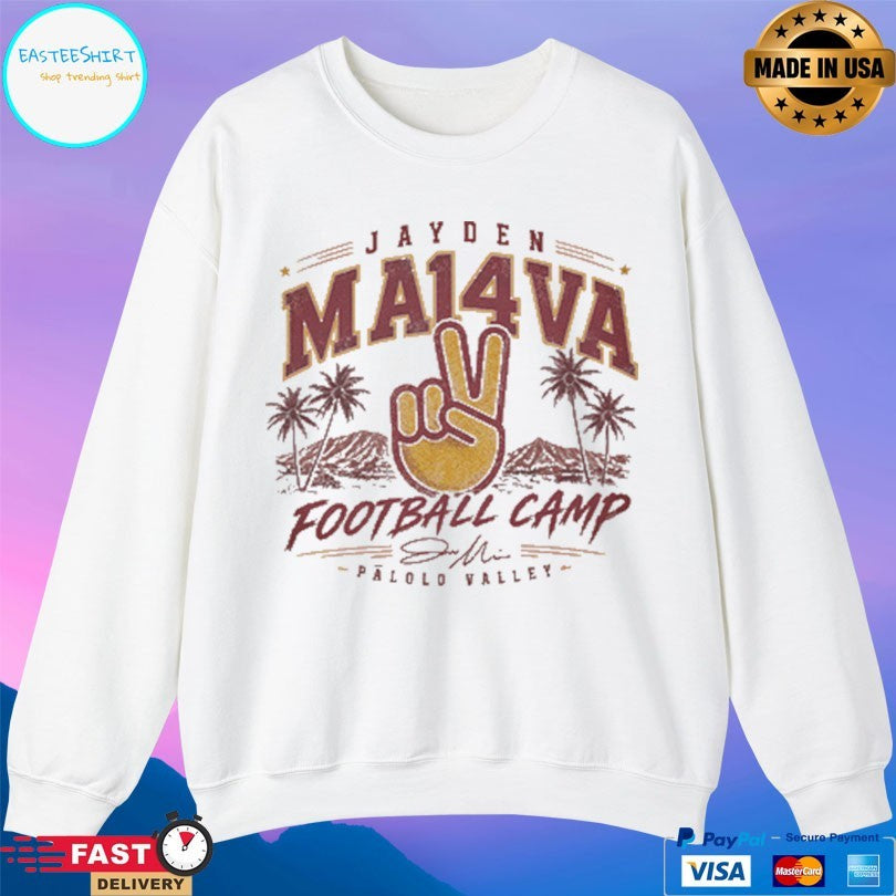 Jayden Maiava USC Trojans Jayden Ma14va Football Camp Palolo Valley T-shirt
